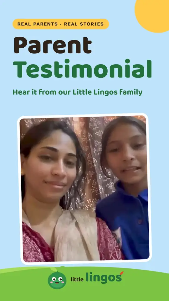 Parent testimonial: Adawiya's mother shares what Little Lingos means for her child
