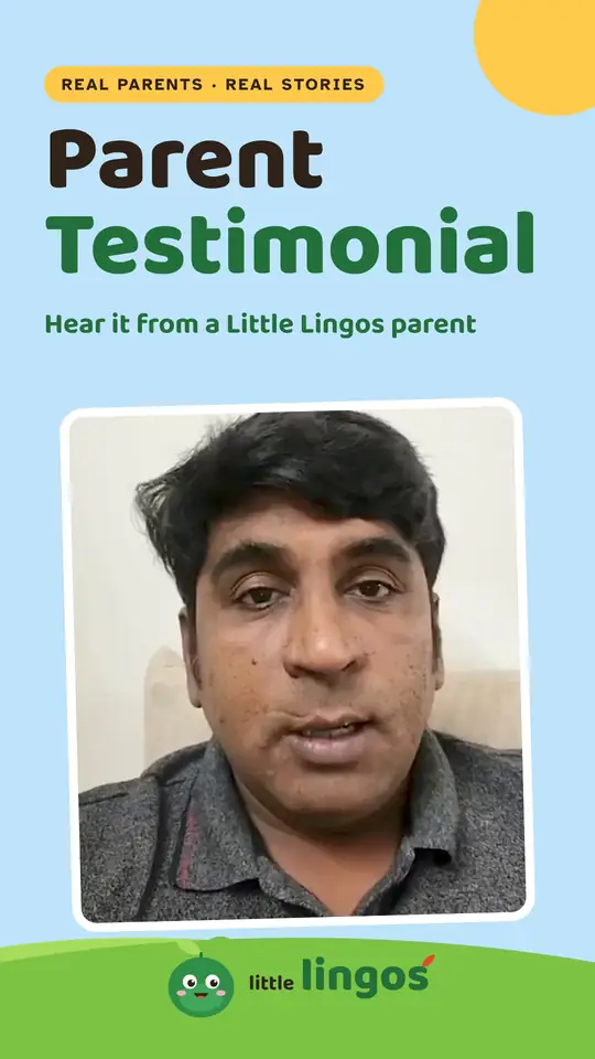 Parent testimonial: Arnav's father talks about the magic of Little Lingos